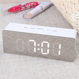 Digital Mirror LED Alarm Clock